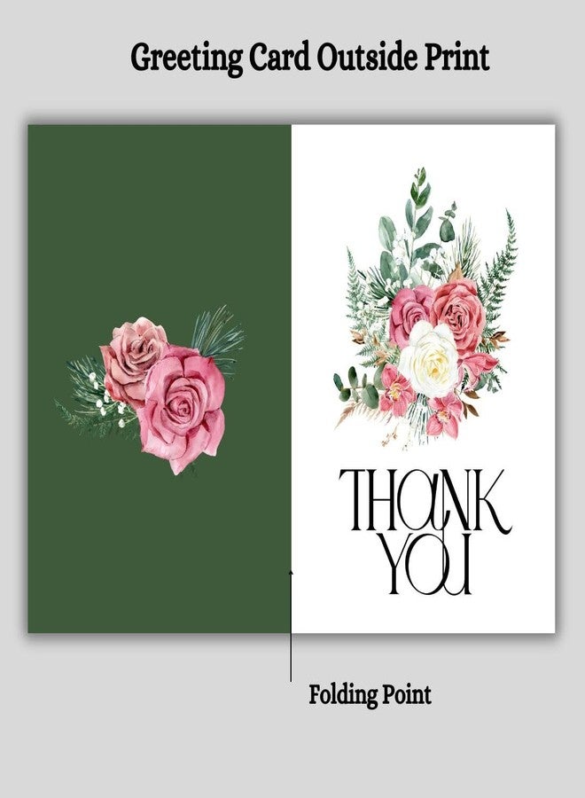 AanyaCentric Combo 2x2.9inches Pack Of 24 Thank You Small Mini Greeting Card Gift - Blank Inside - A8 Size Postcard Notecards for Greeting Buyers Small Business - without Envelopes - Image 4